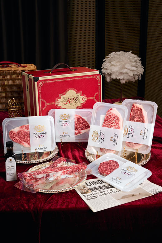 🥩澳洲和牛高端礼盒 澳洲肉协MLA独家认证 纯正F4+血统，奢享舌尖珍味 商品图0