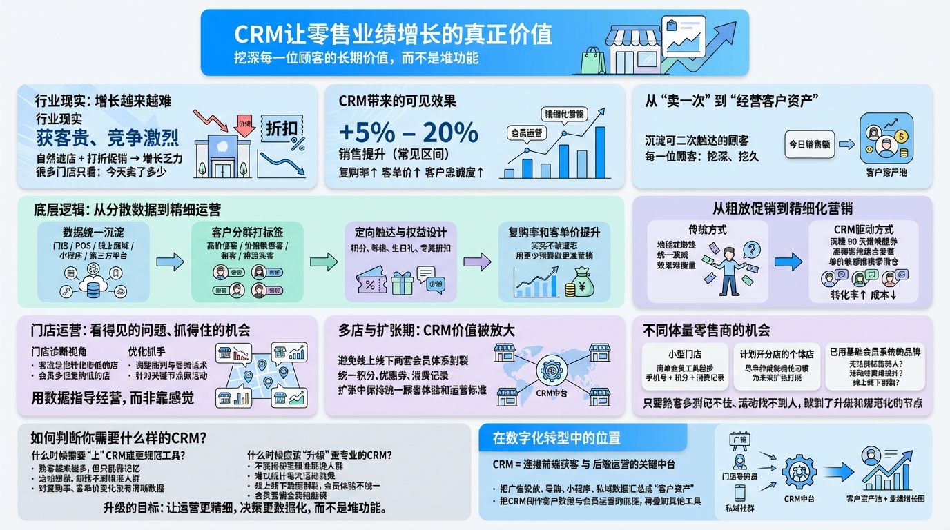 零售企业为什么离不开CRM系统？