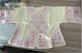 盛唐牡丹盛奢系列 | 重缎真丝手绣对襟外套