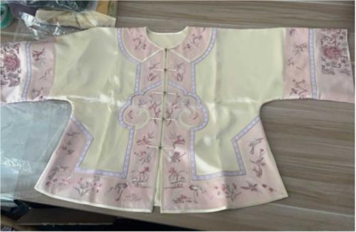 盛唐牡丹盛奢系列 | 重缎真丝手绣对襟外套 商品图0