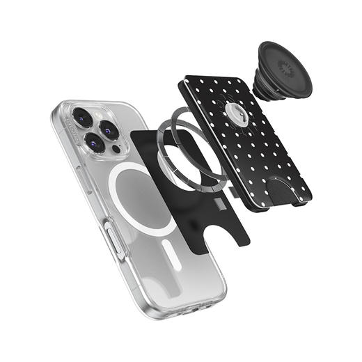 【Something Spicy 辣】迷你律动波点· MagSafe卡包 WALLET卡包 Wallet of Magsafe磁吸卡包系列 黑色 商品图3