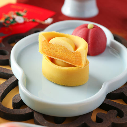 御茶膳房年货高档礼盒装新年过年大礼包糕点坚果送礼长辈春节礼品天圆篮正 商品图3