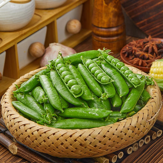 【新鲜带壳青豌豆】新鲜豌豆 云南高原带壳青豌豆 脆甜水果 豌豆荚 现摘现发 新鲜蔬菜 2种规格任选 商品图2