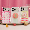 【Something Sweet 甜】爱心格纹·粉 POPCASE手机壳 MagSafe Popcase磁吸款 iPhone17/16/15/14/13 商品缩略图1