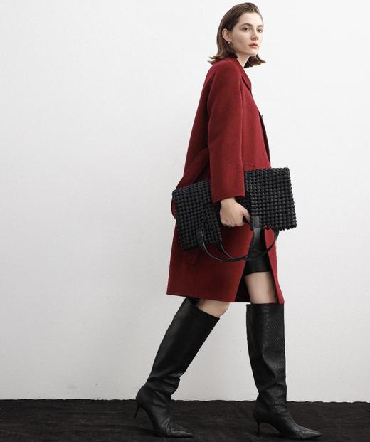 女装25秋冬新品翻领双面绒长大衣2255-AQ2269 商品图1