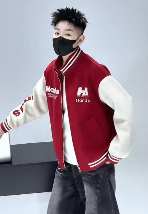 男装25秋冬新品立领拉链长袖棒球服2257-TZ-2592 商品图4