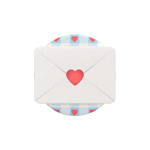 【Something Sweet 甜】情书·MagSafe圆啪嗒 MAGSAFE磁吸手机气囊支架 Round圆啪嗒系列 异形 白色 商品图2