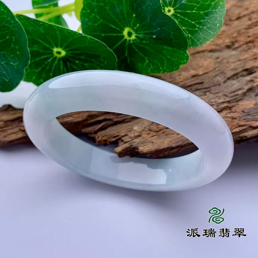 派瑞翡翠 翡翠手镯 糯种 绿色 商品图0