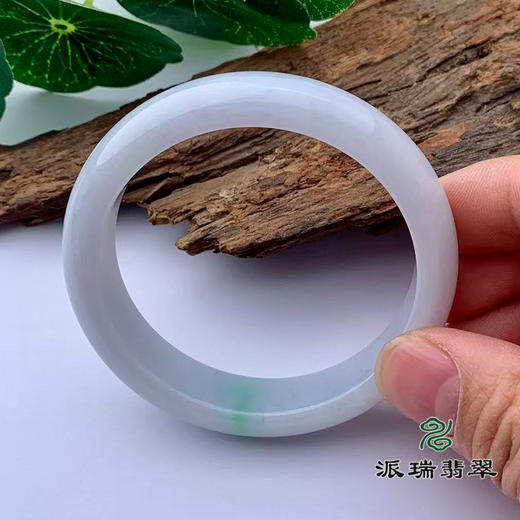 派瑞翡翠 翡翠手镯 糯种 绿色 商品图1