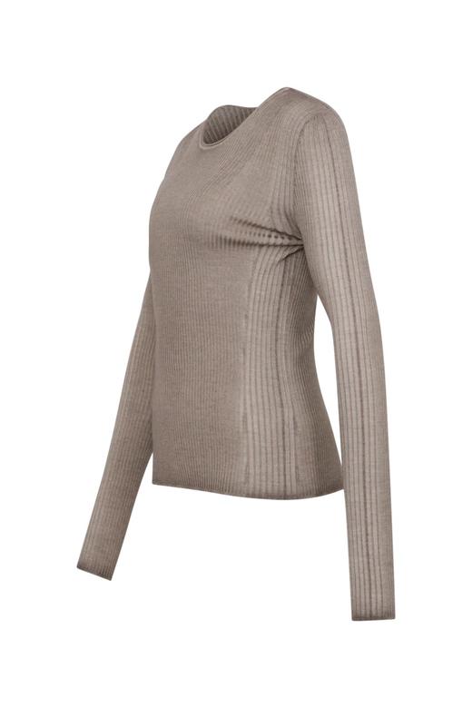 Frauenschuh - Avrildyed-Rb - Cashmere - 女装 - 套头衫 - 羊毛色 商品图1