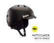 26/27BERN头盔Watts MIPS Matte Black w/Winter Liner