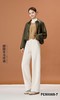 女装25秋冬新品绵羊毛直筒长裤2235-FQ50085 商品缩略图5