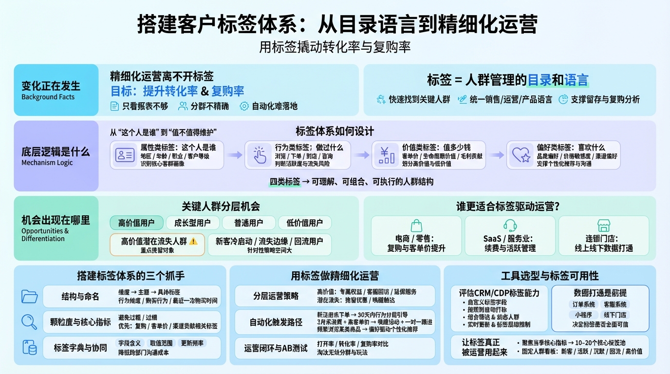 为什么客户运营离不开标签体系？