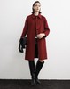 女装25秋冬新品翻领双面绒长大衣2255-AQ2269 商品缩略图0