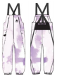 26/27BURTON雪服W DRYRIDE 3L WATER BIB SCENTED LAVENDE