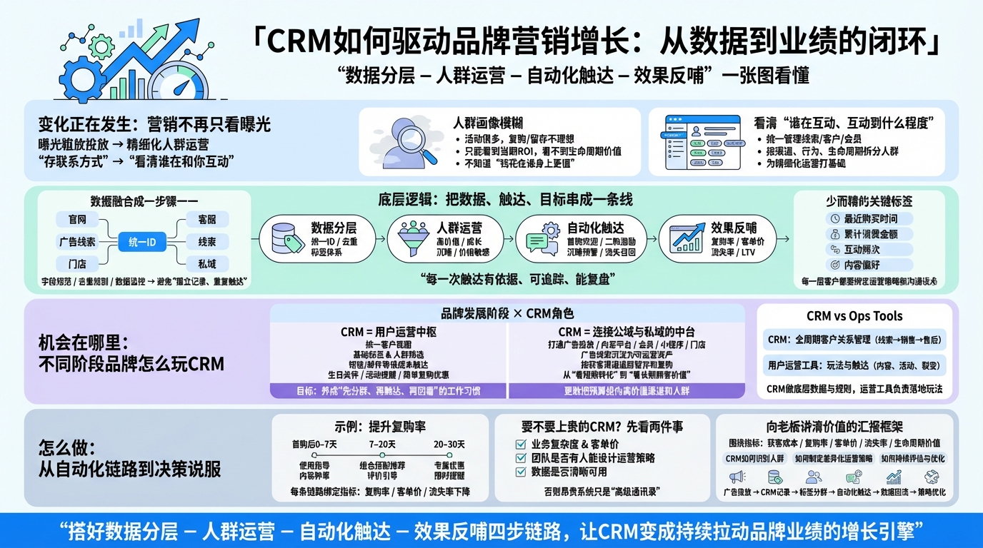CRM到底能为品牌营销解决什么问题？  