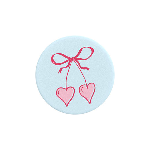 【Something Sweet 甜】樱桃蝴蝶结 POPGRIP泡泡骚手机粘贴式气囊支架 Graphic平面系列 粉蓝 爱心 手绘画 商品图2