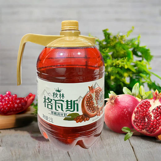 秋林格瓦斯益生菌发酵饮料石榴丨哈密瓜 1.5L/瓶 商品图3