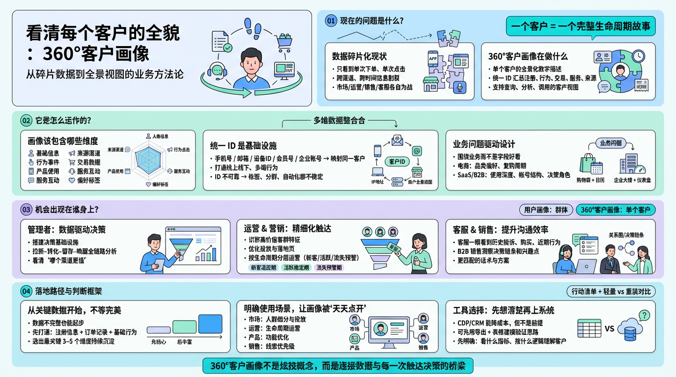 360°客户画像究竟指的是什么？  