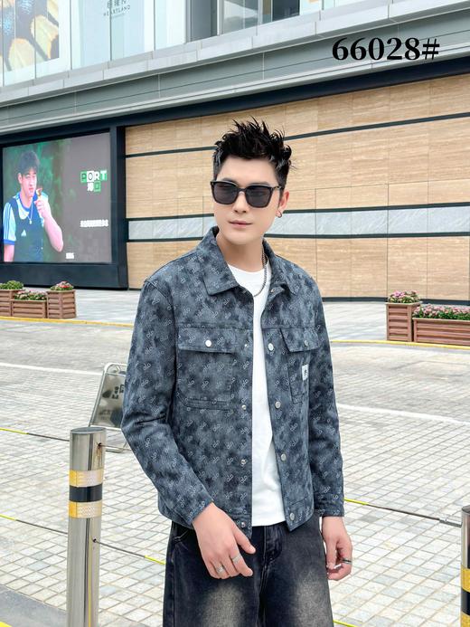 男装25秋冬新品翻领纽扣牛仔外套2257-66028 商品图0