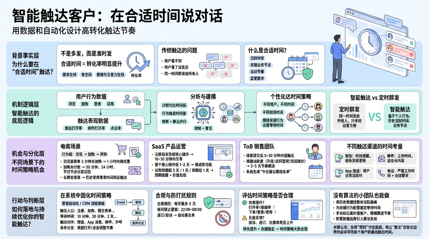一、什么叫“在合适时间触达客户”？