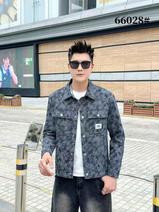 男装25秋冬新品翻领纽扣牛仔外套2257-66028 商品图1