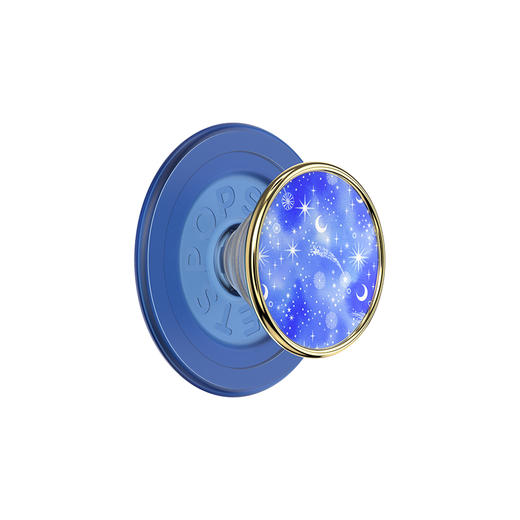 【古城密语】浩瀚之光·MagSafe圆啪嗒 MAGSAFE磁吸手机支架 Round圆啪嗒系列 蓝色 日月星 商品图0