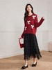 女装25秋冬新品圆领蝴蝶结羊毛针织衫2217-118989 商品缩略图0