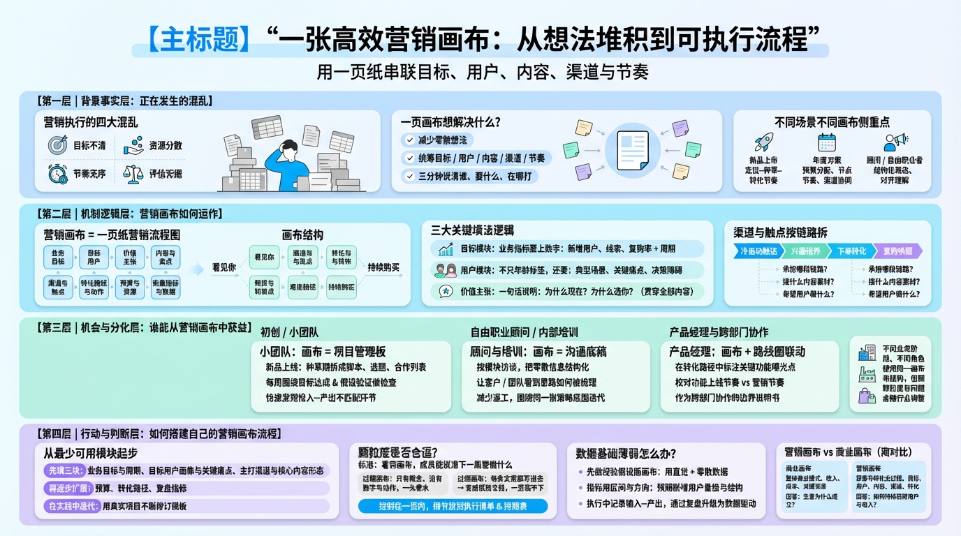 一、营销画布要解决什么问题？