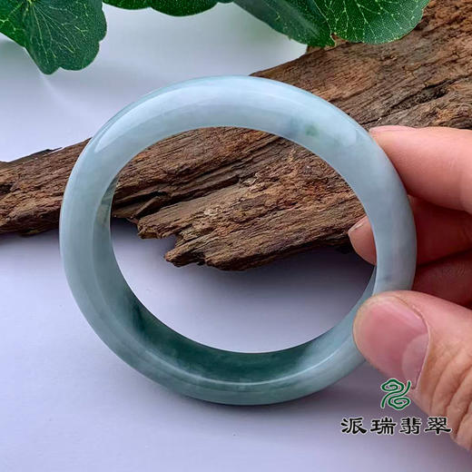 派瑞翡翠 翡翠手镯 糯种 油青 商品图2