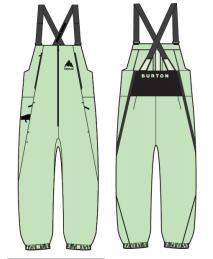 26/27BURTON雪服W DRYRIDE 3L WATER BIB AMBROSIA 商品图0