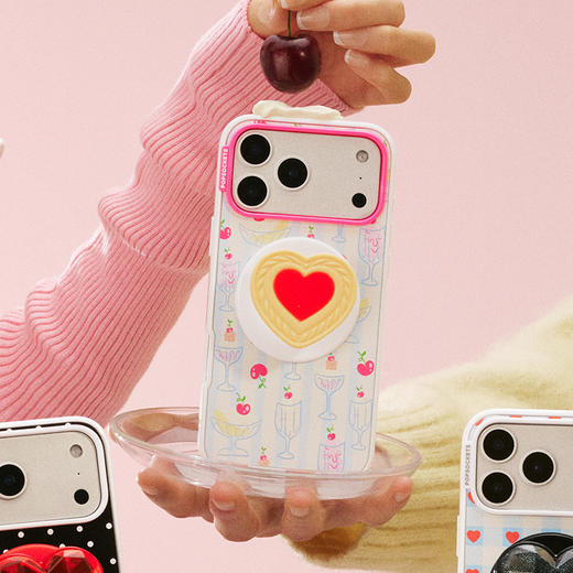 【Something Sweet 甜】冰淇淋集合 POPCASE手机壳 MagSafe Popcase磁吸款 蓝色 条纹 拼贴 iPhone17/16/15/14/13 商品图1