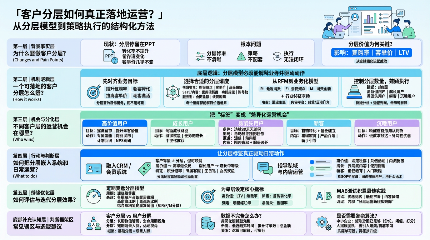 客户分层前要想清楚什么？