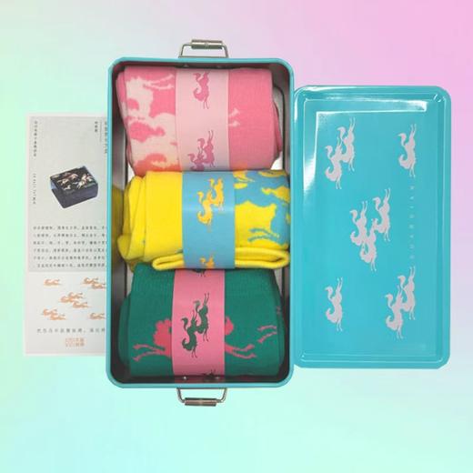 嘉德文创 | 云骥驰翔糖果色中筒袜套装 商品图2