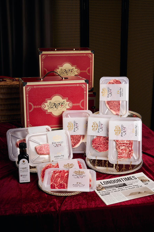 🥩澳洲和牛高端礼盒 澳洲肉协MLA独家认证 纯正F4+血统，奢享舌尖珍味 商品图1