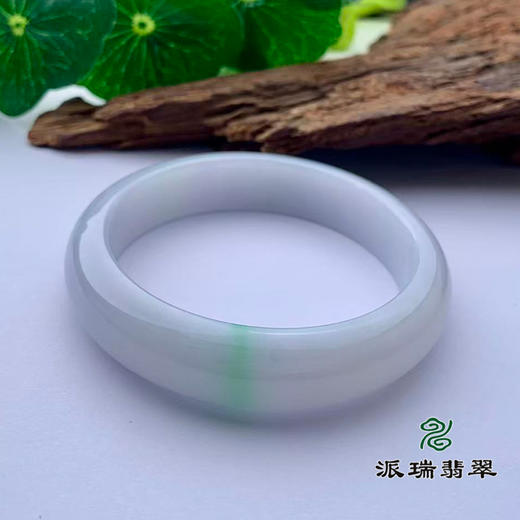 派瑞翡翠 翡翠手镯 糯种 绿色 商品图2