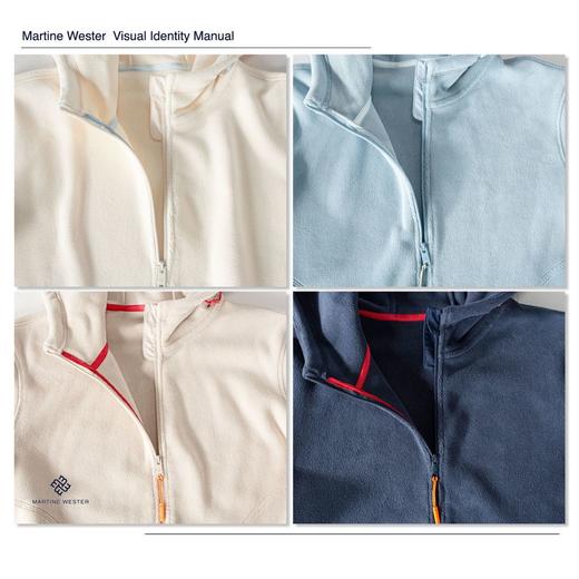 MartineWester女式双面摇粒拉链连帽衫11375252 商品图7