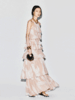 【西西里之舞】品牌定染印花挂脖露背度假蛋糕长裙 商品缩略图4