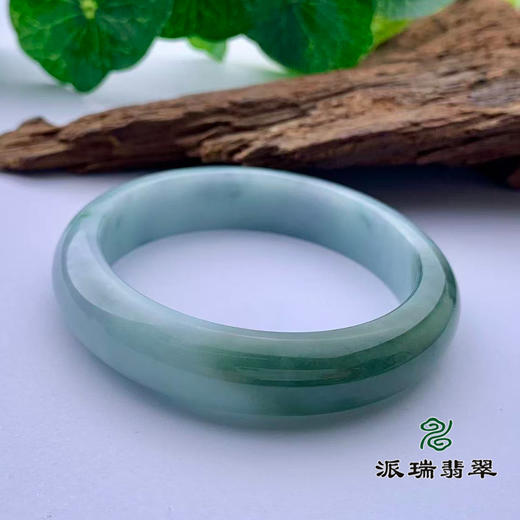 派瑞翡翠 翡翠手镯 糯种 油青 商品图3