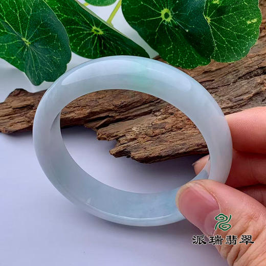 派瑞翡翠 翡翠手镯 糯种 绿色 商品图1