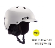 26/27BERN头盔Watts MIPS Matte White w/Winter Liner