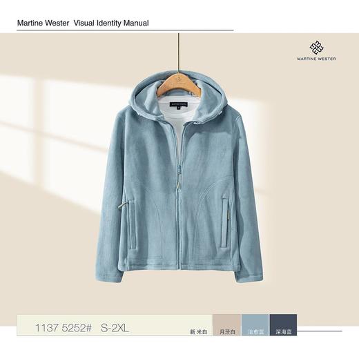 MartineWester女式双面摇粒拉链连帽衫11375252 商品图3