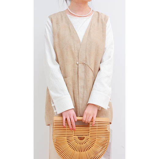 【抖音专属】新中式马甲（25804369慕然） 商品图4