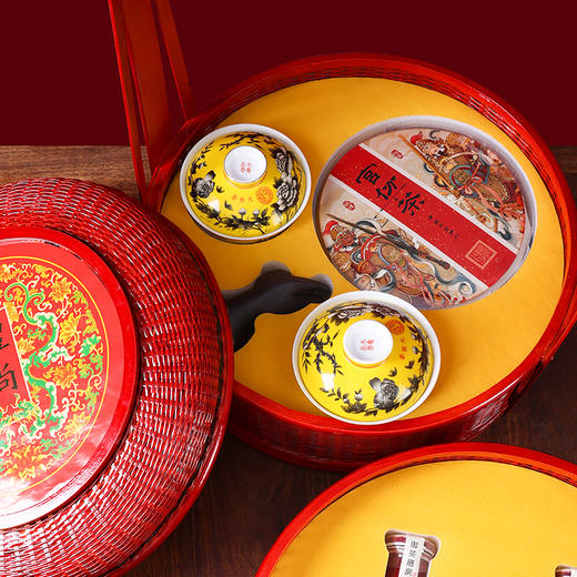 御茶膳房年货高档礼盒装新年过年大礼包糕点坚果送礼长辈春节礼品天圆篮正 商品图7