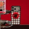 【Something Spicy 辣】爱心格纹·黑红 POPCASE手机壳 MagSafe Popcase磁吸款 iPhone17/16/15/14/13 商品缩略图1