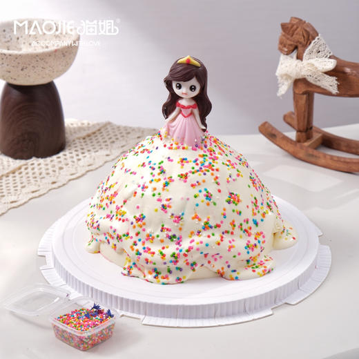 公主裙流沙蛋糕s（人偶为代可可脂） 商品图1