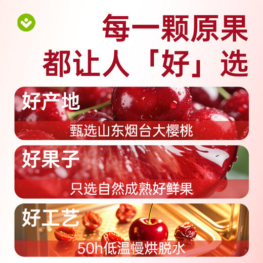 【鲜食】酸甜无核樱桃干250g 果干果脯 保质期90天 商品图3