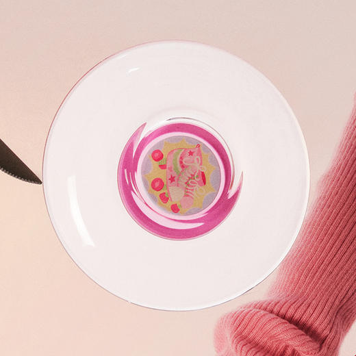 【Something Sweet 甜】粉红旱冰鞋 POPGRIP泡泡骚手机粘贴式气囊支架 Graphic平面系列 粉蓝 手绘画 卡通 商品图1