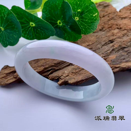 派瑞翡翠 翡翠手镯 糯种 绿色 商品图0