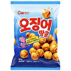 青佑友乌贼花生米90g청우 오징어 땅콩